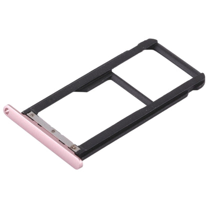 SIM Card Tray + SIM Card Tray / Micro SD Card Tray for Huawei Enjoy 6s (Pink) - Card Socket by buy2fix | Online Shopping UK | buy2fix