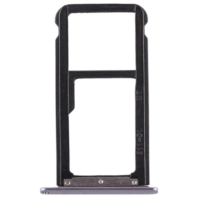 SIM Card Tray + SIM Card Tray / Micro SD Card Tray for Huawei Enjoy 6s (Grey) by buy2fix
