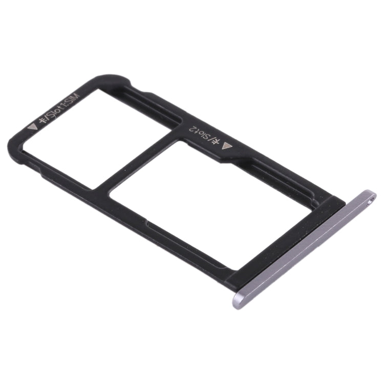 SIM Card Tray + SIM Card Tray / Micro SD Card Tray for Huawei Enjoy 6s (Grey) by buy2fix