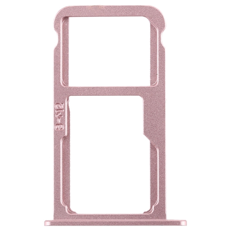 SIM Card Tray + SIM Card Tray / Micro SD Card for Huawei G9 Plus (Pink) by buy2fix