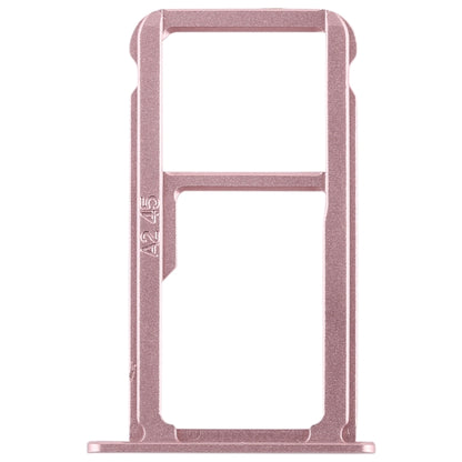 SIM Card Tray + SIM Card Tray / Micro SD Card for Huawei G9 Plus (Pink) by buy2fix