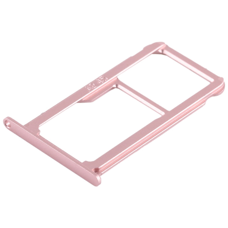 SIM Card Tray + SIM Card Tray / Micro SD Card for Huawei G9 Plus (Pink) by buy2fix