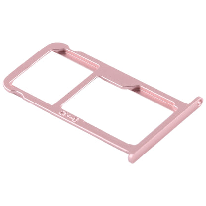 SIM Card Tray + SIM Card Tray / Micro SD Card for Huawei G9 Plus (Pink) by buy2fix