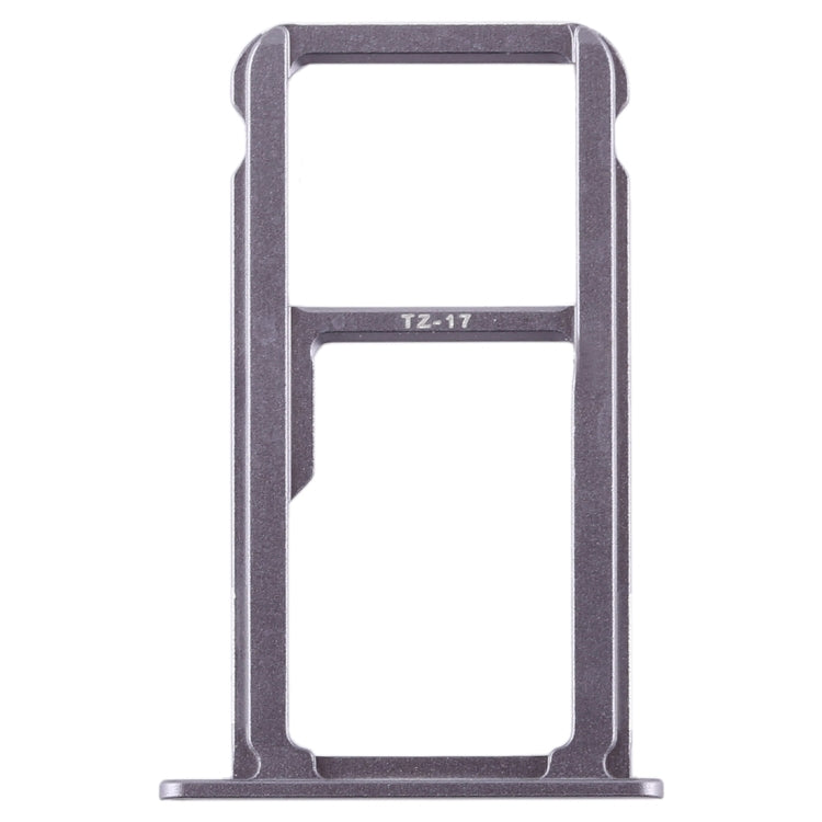 SIM Card Tray + SIM Card Tray / Micro SD Card for Huawei G9 Plus (Grey) by buy2fix