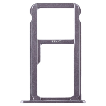 SIM Card Tray + SIM Card Tray / Micro SD Card for Huawei G9 Plus (Grey) by buy2fix