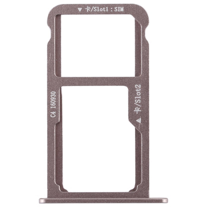 SIM Card Tray + SIM Card Tray / Micro SD Card for Huawei G9 Plus (Mocha Gold) - Card Socket by buy2fix | Online Shopping UK | buy2fix