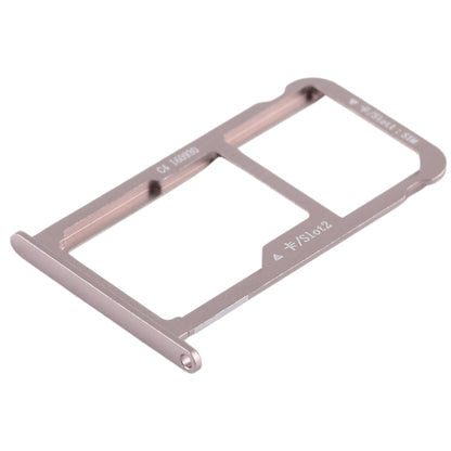 SIM Card Tray + SIM Card Tray / Micro SD Card for Huawei G9 Plus (Mocha Gold) - Card Socket by buy2fix | Online Shopping UK | buy2fix