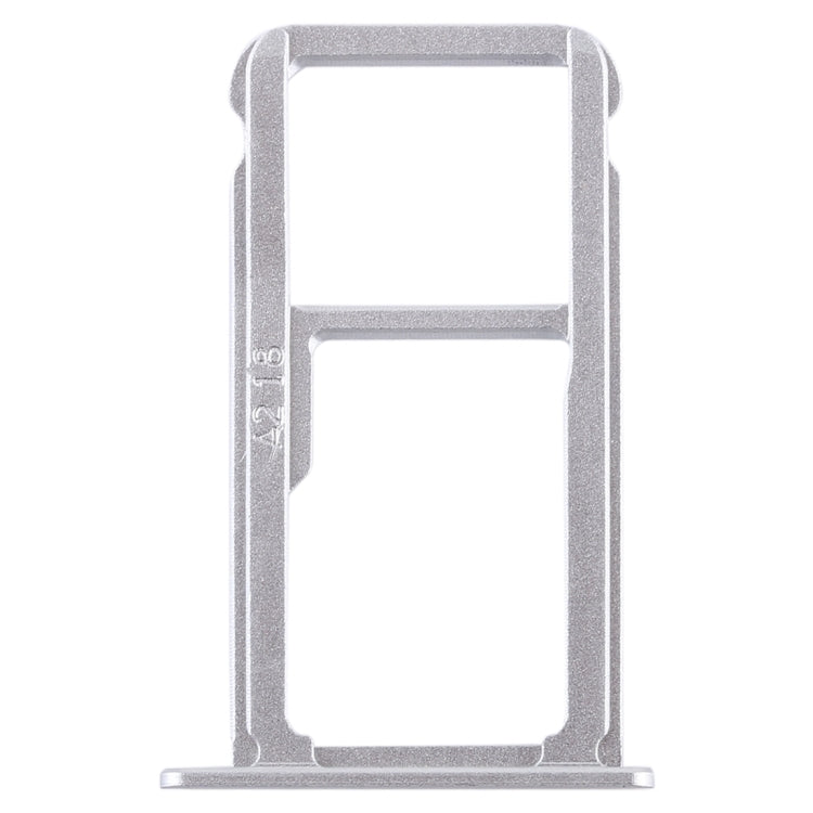 SIM Card Tray + SIM Card Tray / Micro SD Card for Huawei G9 Plus (Silver) by buy2fix