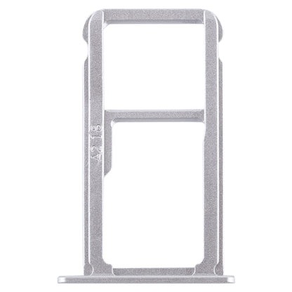 SIM Card Tray + SIM Card Tray / Micro SD Card for Huawei G9 Plus (Silver) by buy2fix