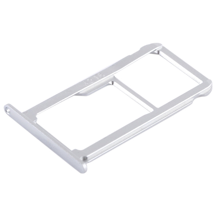 SIM Card Tray + SIM Card Tray / Micro SD Card for Huawei G9 Plus (Silver) by buy2fix