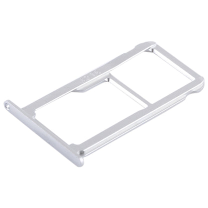 SIM Card Tray + SIM Card Tray / Micro SD Card for Huawei G9 Plus (Silver) by buy2fix