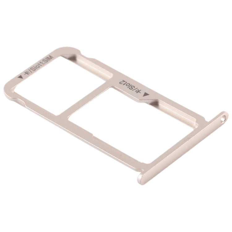 SIM Card Tray + SIM Card Tray / Micro SD Card for Huawei Honor 8 (Gold) by buy2fix