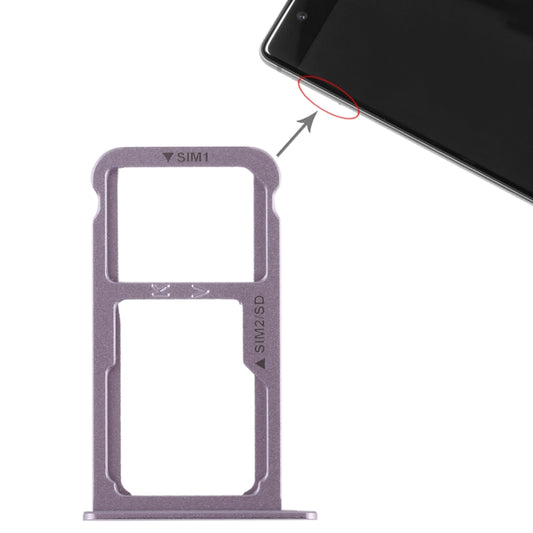 SIM Card Tray + SIM Card Tray / Micro SD Card for Huawei P9 Plus(Grey) - Card Socket by buy2fix | Online Shopping UK | buy2fix