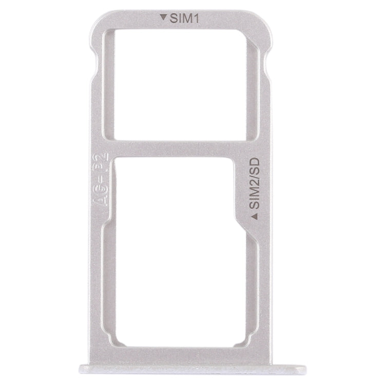 SIM Card Tray + SIM Card Tray / Micro SD Card for Huawei P9 Plus(White) by buy2fix