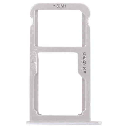 SIM Card Tray + SIM Card Tray / Micro SD Card for Huawei P9 Plus(White) by buy2fix
