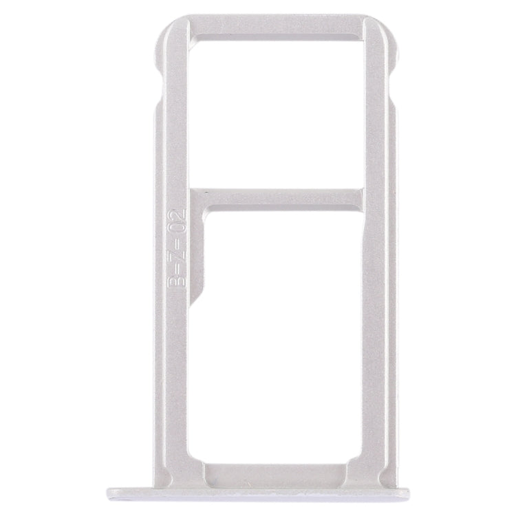 SIM Card Tray + SIM Card Tray / Micro SD Card for Huawei P9 Plus(White) by buy2fix