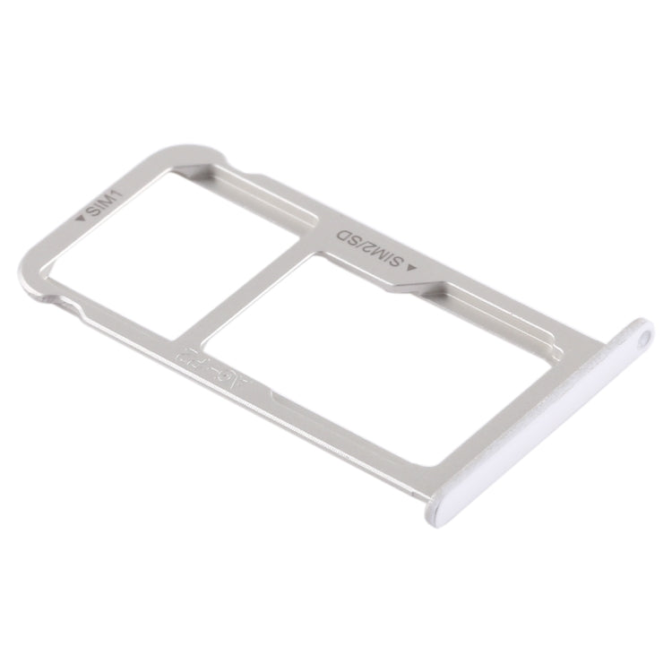 SIM Card Tray + SIM Card Tray / Micro SD Card for Huawei P9 Plus(White) by buy2fix