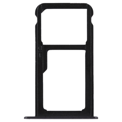 SIM Card Tray + SIM Card Tray / Micro SD Card for Huawei P9 Lite(Black) - Card Socket by buy2fix | Online Shopping UK | buy2fix