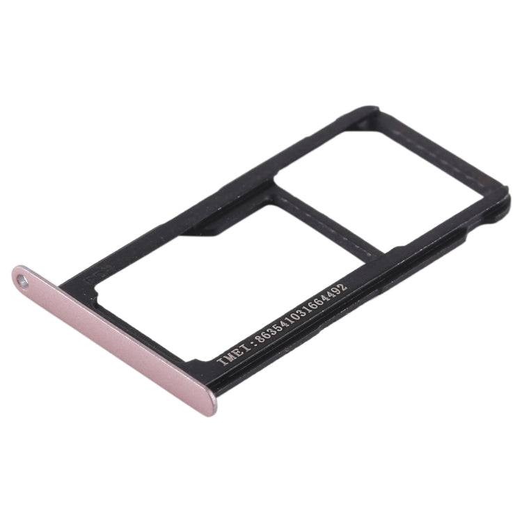 SIM Card Tray + SIM Card Tray / Micro SD Card for Huawei P9 Lite(Pink) by buy2fix