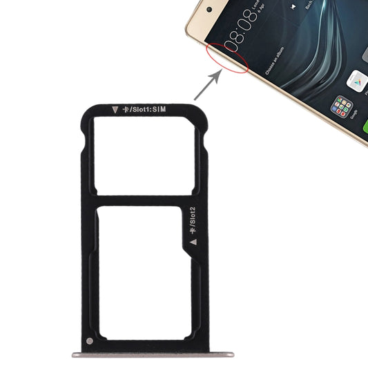 SIM Card Tray + SIM Card Tray / Micro SD Card for Huawei P9 Lite(Gold) - Card Socket by buy2fix | Online Shopping UK | buy2fix