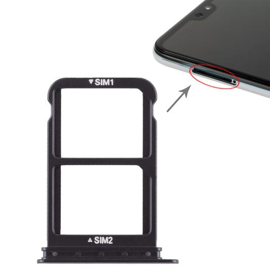 SIM Card Tray + SIM Card Tray for Huawei P20 Pro (Black) - Card Socket by buy2fix | Online Shopping UK | buy2fix