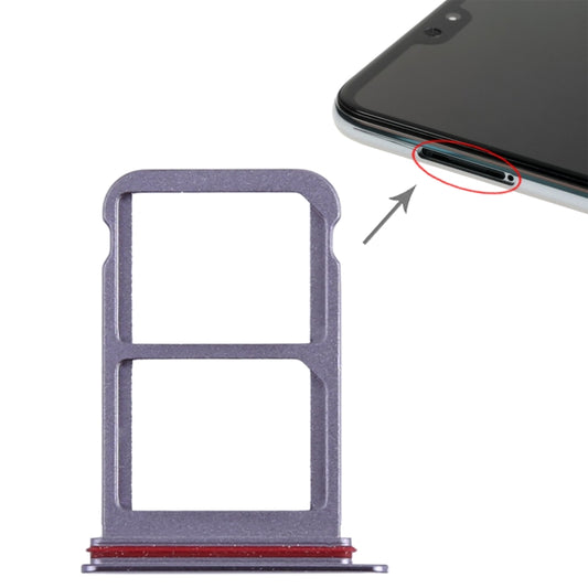 SIM Card Tray + SIM Card Tray for Huawei P20 Pro (Twilight) - Card Socket by buy2fix | Online Shopping UK | buy2fix
