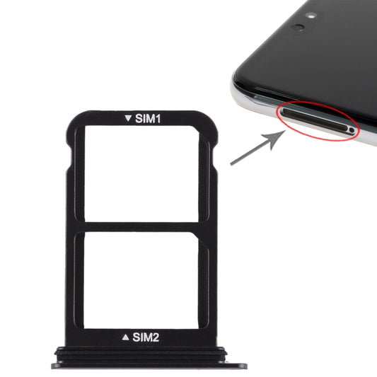 SIM Card Tray + SIM Card Tray for Huawei P20 (Black) - Card Socket by buy2fix | Online Shopping UK | buy2fix