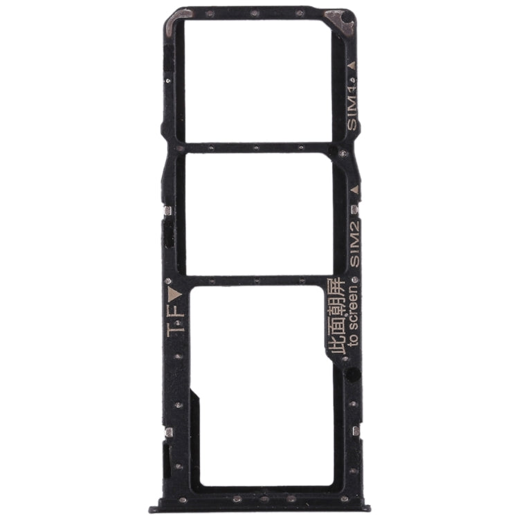 2 SIM Card Tray + Micro SD Card Tray for Huawei Enjoy 8 Plus(Black) by buy2fix