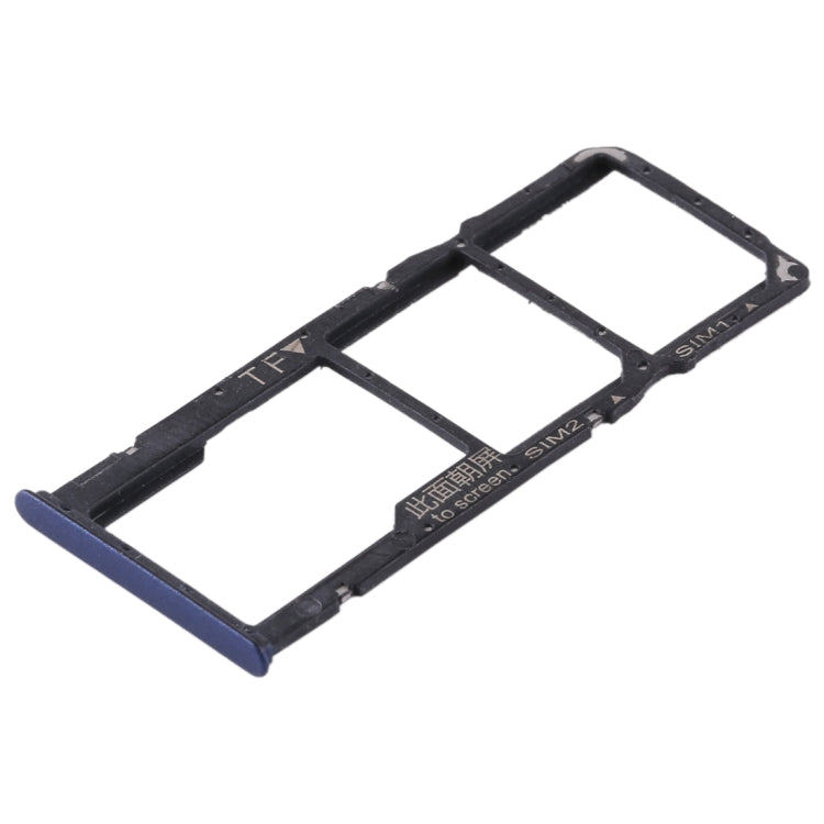 2 SIM Card Tray + Micro SD Card Tray for Huawei Enjoy 8 Plus(Blue) by buy2fix