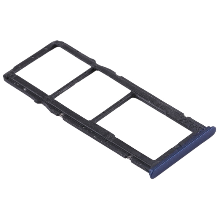 2 SIM Card Tray + Micro SD Card Tray for Huawei Enjoy 8 Plus(Blue) by buy2fix
