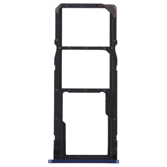 2 SIM Card Tray + Micro SD Card Tray for Huawei Honor Play 7C(Blue) by buy2fix