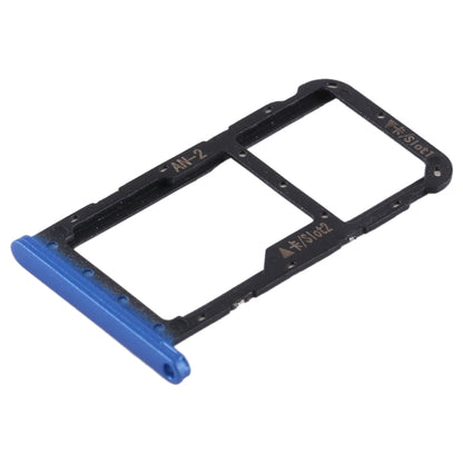SIM Card Tray + SIM Card Tray / Micro SD Card for Huawei P20 Lite / Nova 3e (Blue) by buy2fix