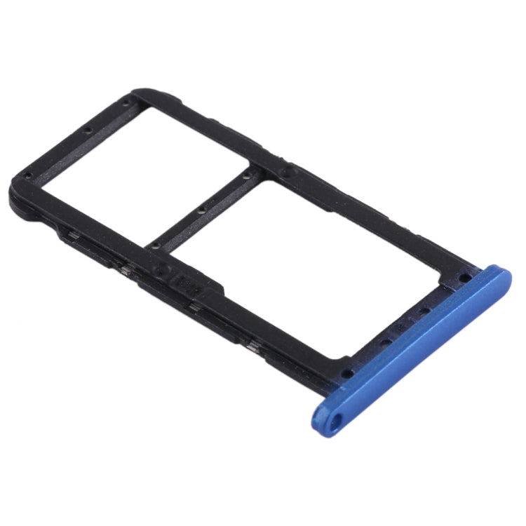SIM Card Tray + SIM Card Tray / Micro SD Card for Huawei P20 Lite / Nova 3e (Blue) by buy2fix