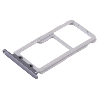 2 SIM Card Tray / Micro SD Card Tray for Huawei Nova 2s(Grey) - Card Socket by buy2fix | Online Shopping UK | buy2fix