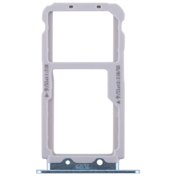 2 SIM Card Tray / Micro SD Card Tray for Huawei Nova 2s(Blue) - Card Socket by buy2fix | Online Shopping UK | buy2fix