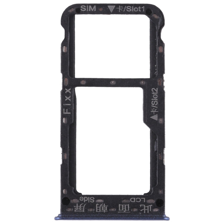 SIM Card Tray + SIM Card Tray / Micro SD Card for Huawei P smart (Enjoy 7S) (Blue) by buy2fix