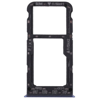 SIM Card Tray + SIM Card Tray / Micro SD Card for Huawei P smart (Enjoy 7S) (Blue) by buy2fix