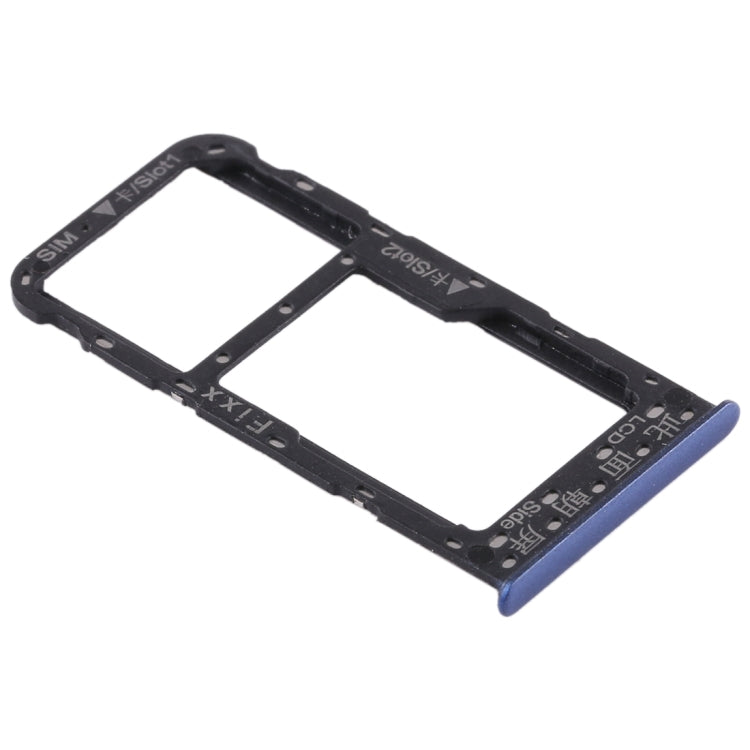 SIM Card Tray + SIM Card Tray / Micro SD Card for Huawei P smart (Enjoy 7S) (Blue) by buy2fix