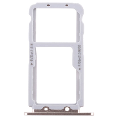 SIM Card Tray + SIM Card Tray / Micro SD Card for Huawei Honor View 10 / V10(Gold) by buy2fix