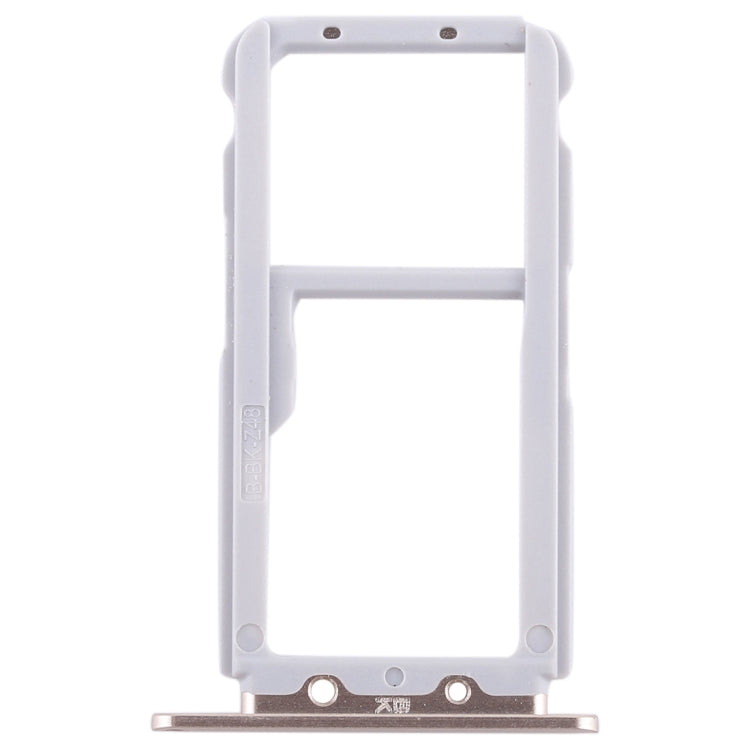 SIM Card Tray + SIM Card Tray / Micro SD Card for Huawei Honor View 10 / V10(Gold) by buy2fix