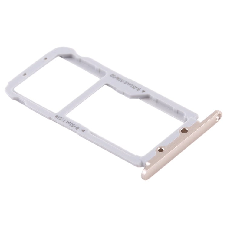 SIM Card Tray + SIM Card Tray / Micro SD Card for Huawei Honor View 10 / V10(Gold) by buy2fix
