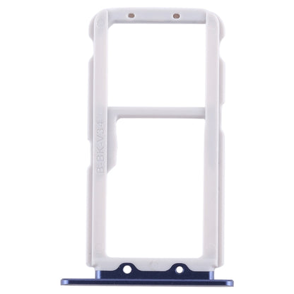 SIM Card Tray + SIM Card Tray / Micro SD Card for Huawei Honor View 10 / V10(Blue) by buy2fix