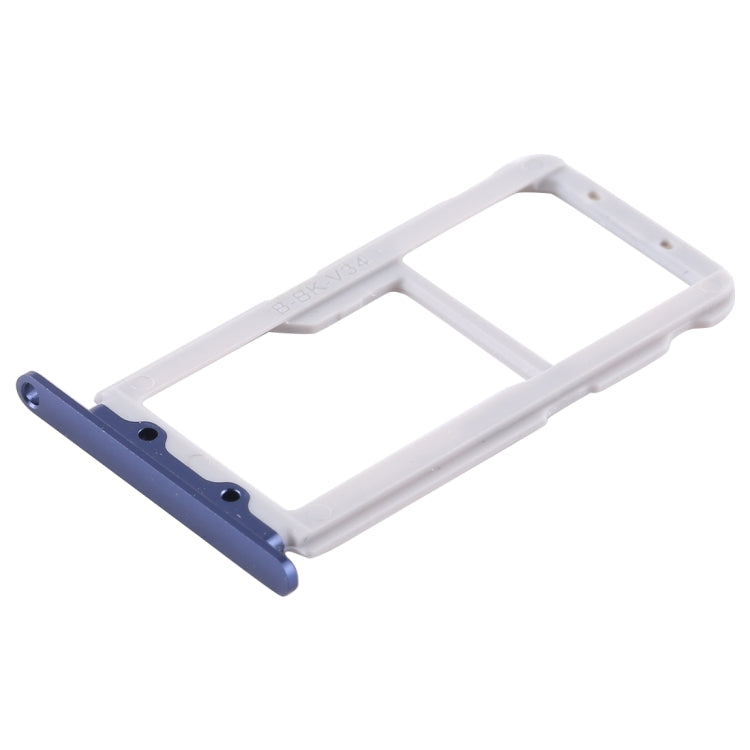 SIM Card Tray + SIM Card Tray / Micro SD Card for Huawei Honor View 10 / V10(Blue) by buy2fix