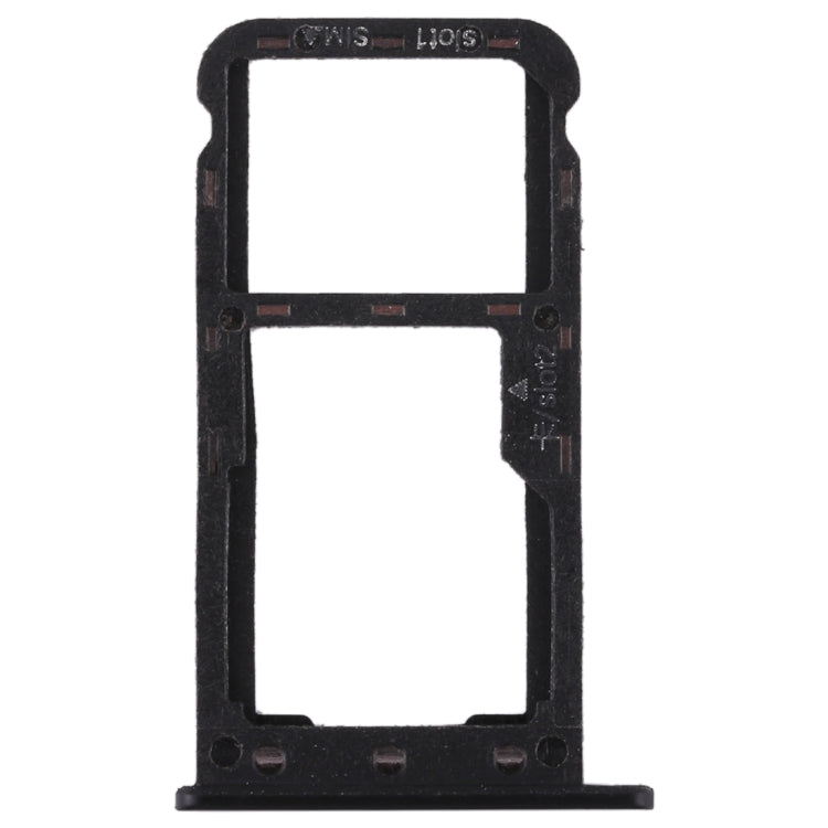 SIM Card Tray + SIM Card Tray / Micro SD Card for Huawei Enjoy 7 (Black) by buy2fix