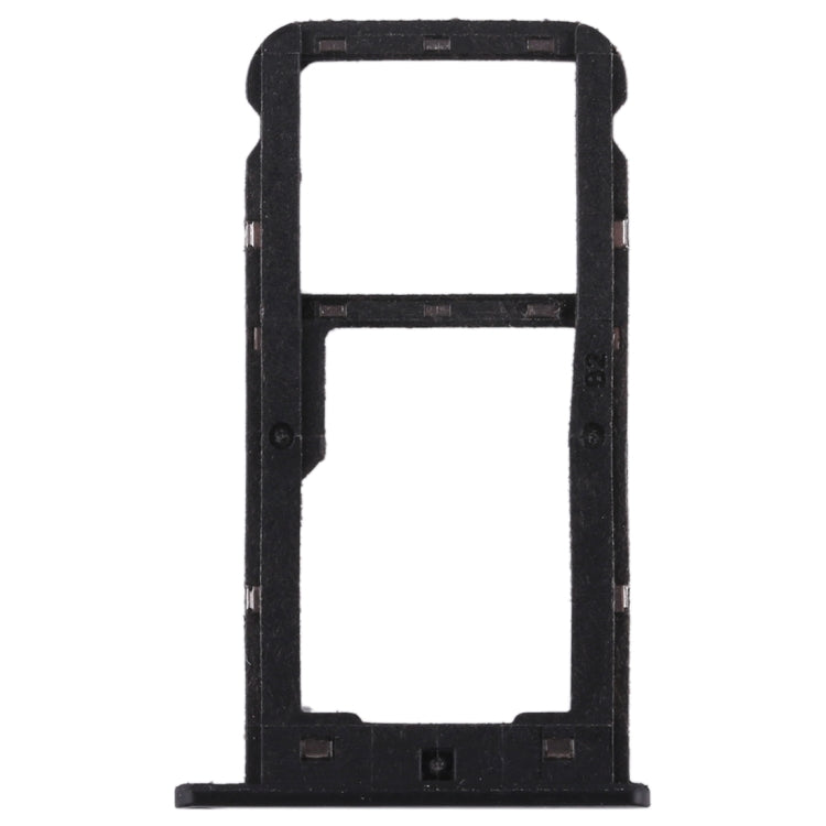 SIM Card Tray + SIM Card Tray / Micro SD Card for Huawei Enjoy 7 (Black) by buy2fix