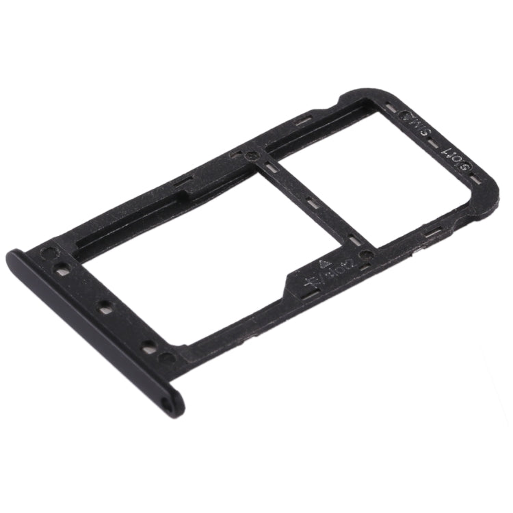 SIM Card Tray + SIM Card Tray / Micro SD Card for Huawei Enjoy 7 (Black) by buy2fix