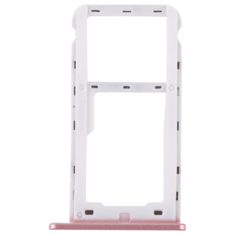 SIM Card Tray + SIM Card Tray / Micro SD Card for Huawei Enjoy 7 (Pink) by buy2fix