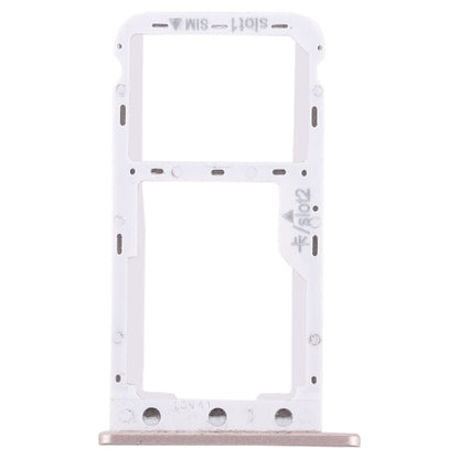SIM Card Tray + SIM Card Tray / Micro SD Card for Huawei Enjoy 7 (Gold) by buy2fix
