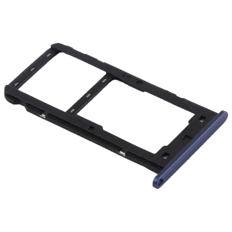 SIM Card Tray + SIM Card Tray / Micro SD Card for Huawei Enjoy 7 (Blue) by buy2fix
