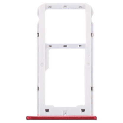 SIM Card Tray + SIM Card Tray / Micro SD Card for Huawei Enjoy 7 (Red) by buy2fix